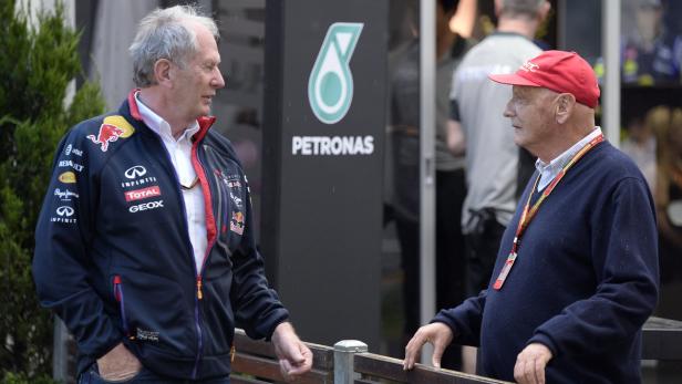 Red Bull (Helmut Marko) und Mercedes (Niki Lauda) werden keine Partner.