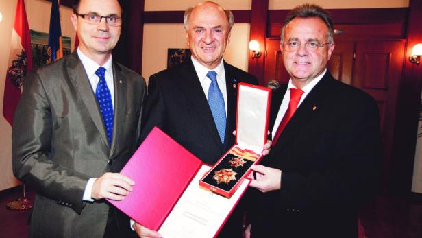 Komturkreuz des Burgenlandes für LH Pröll…
