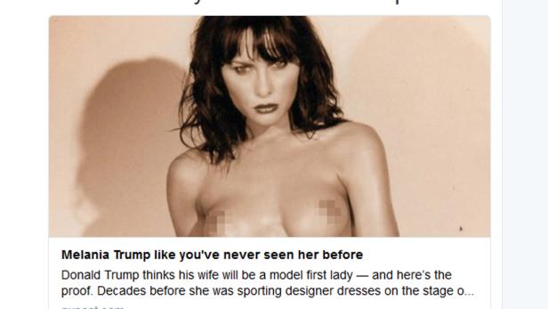 Nacktbilder von Melania Trump veröffentlicht