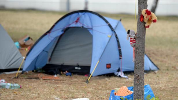 Zelte: Spätestens im Winter keine Alternative mehr