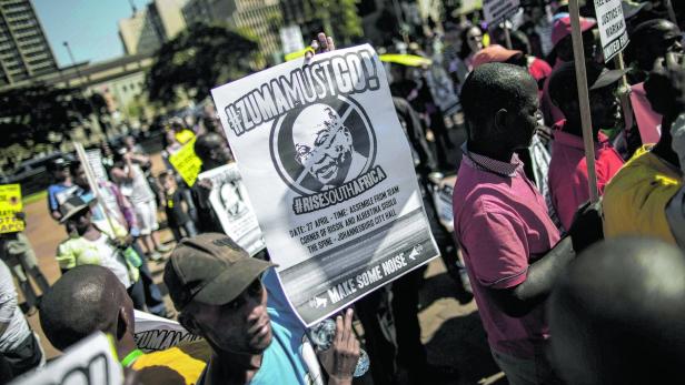 Täglich gibt es Proteste gegen den ANC von Präsident Zuma