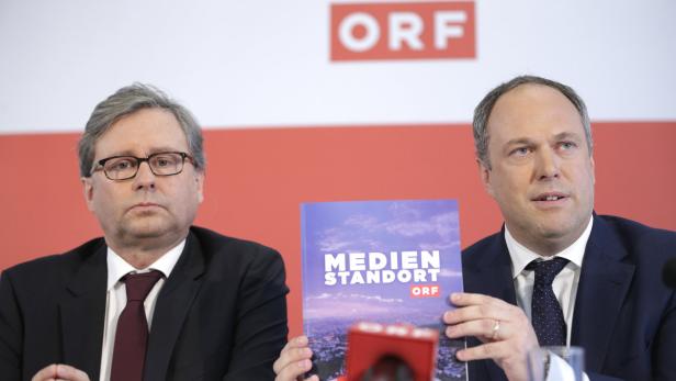 ORF-Generaldirektor Wrabetz und Finanzdirektor Grasl.