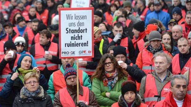 Der Streik zeigte Wirkung: 75 Arbeitsplätze konnten gerettet werden.