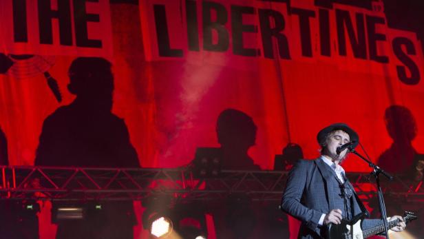 Pete Doherty, skandalträchtiger Sänger und Gitarrist, seit 2014 wieder regelmäßig mit den Libertines unterwegs.