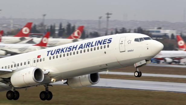 Eine Turkish-Airlines-Maschine