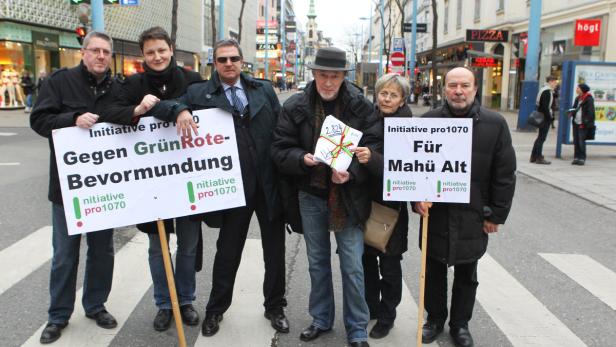 Nun machen die Gegner der Mariahilfer-Straße-Fuzo mobil