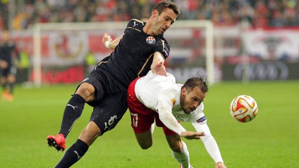 Andreas Ulmer spielte schon 2009 und 2014 im Europacup mit Salzburg gegen Dinamo.
