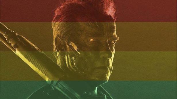 Arnies Solidarität mit Homosexuellen ist Internet-Hit