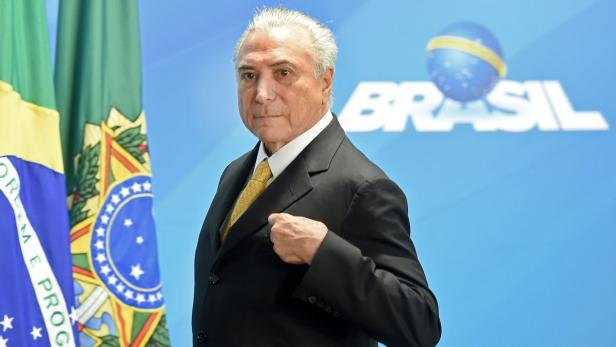 Brasiliens Interims-Präsident Michel Temer ist umstritten.