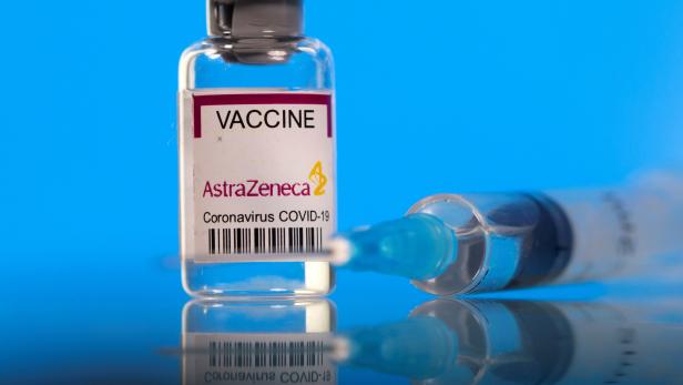 FILE PHOTO: Picture illustration of a vial labelled with the AstraZeneca coronavirus disease (COVID-19) vaccine