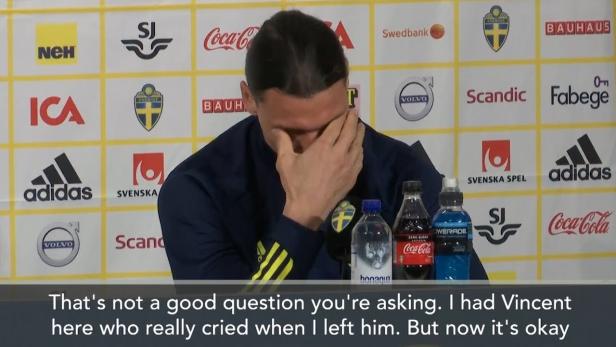 Zlatan Ibrahimovic kämpfte mit Tränen bei Comeback-PK 