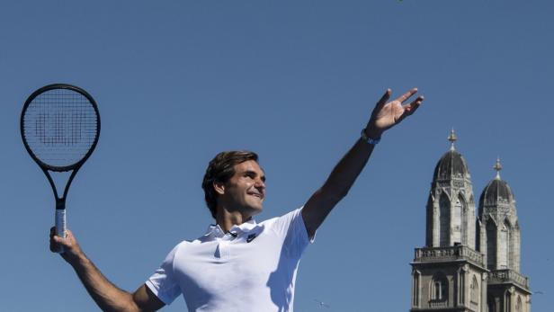 Tennis-Ass Roger Federer wirbt für seine Heimat