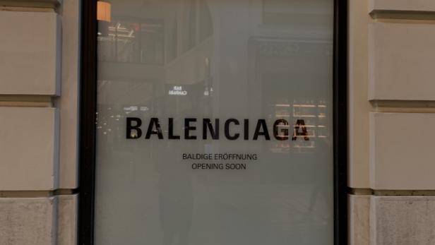 Wien: Luxuslabel Balenciaga eröffnet im Goldenen Quartier