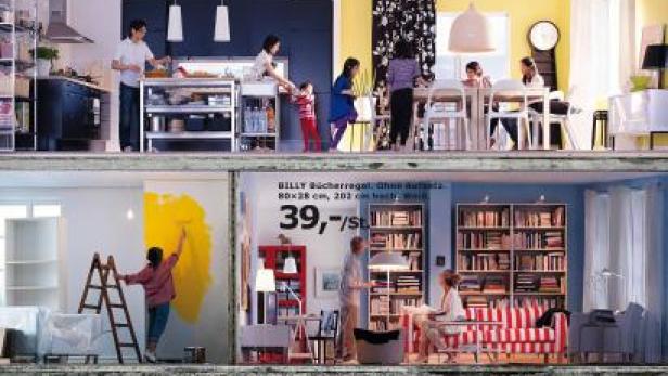 Das Cover des IKEA-Katalogs von 2010 zeigt verschiedene Wohnraumszenen.