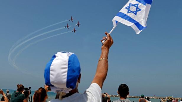 Israel feierte seinen 73. Unabhängigkeitstag auch mit Militärflugshow