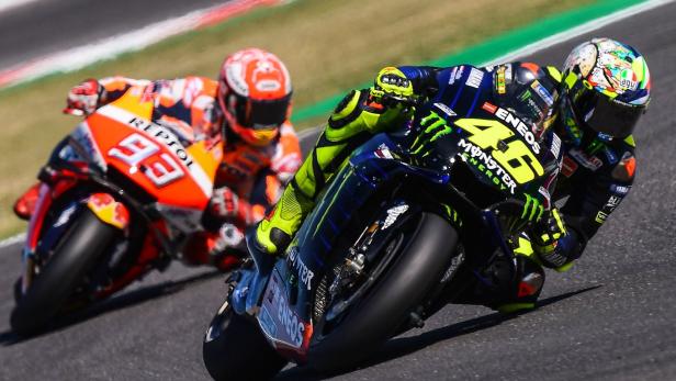 Duelle unter Dominatoren: Márquez gegen Rossi in der MotoGP, schmutzig wird es selten.