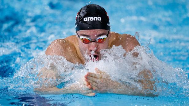 Oberwasser: Bernhard Reitshammer schwamm über 100 Meter Brust einen Rekord.