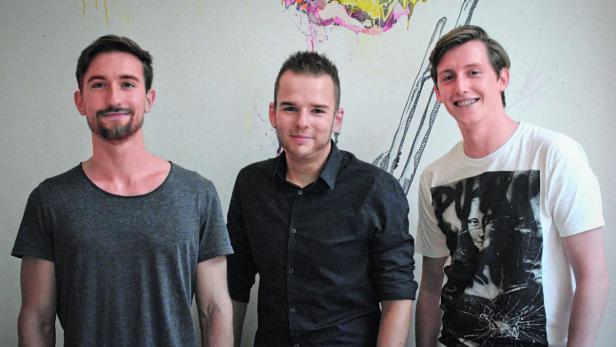 Dominik Beron, Christoph Hauer und Jacob Wagner (v. li.) sind ...