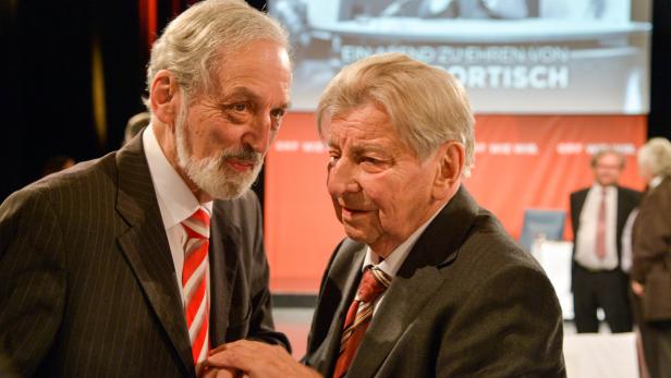 Gemeinsam durch die Jahrzehnte: Heinz Nußbaumer mit Hugo Portisch, der am 1. April 2021 verstarb.