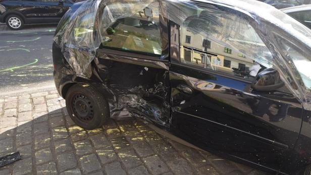 Vier Verletzte nach Autounfall in der Koppstraße