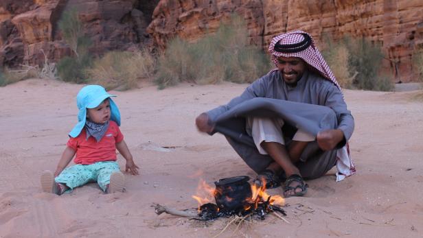 Wadi Rum: Wenn der Beduine zu sich nach Hause einlädt