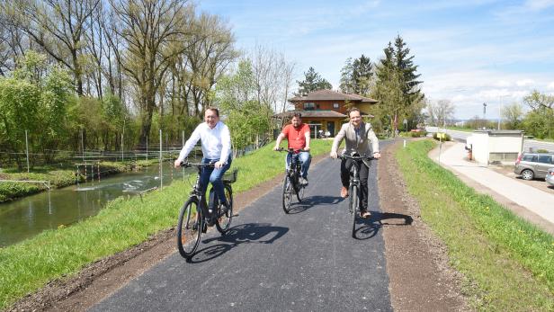 Neuer Radweg in St. Pölten: Von der Traisen bis nach Harland