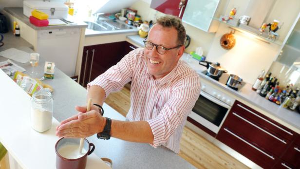 Herbert Steinböck macht Milchsuppe