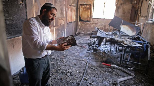 Palästinenser setzten Synagoge in Brand