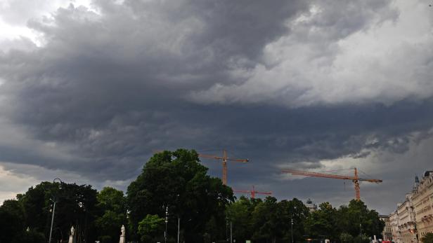 Vorbei mit sommerlichen Temperaturen, Gewitter in Wien