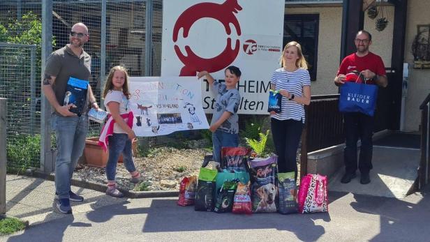 St. Pöltner Schüler zeigen großes Herz für den Tierschutz