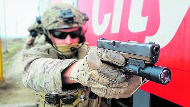 Jagdkommando-Soldaten gelten als die am besten ausgebildeten Organe im Umgang mit der Waffe