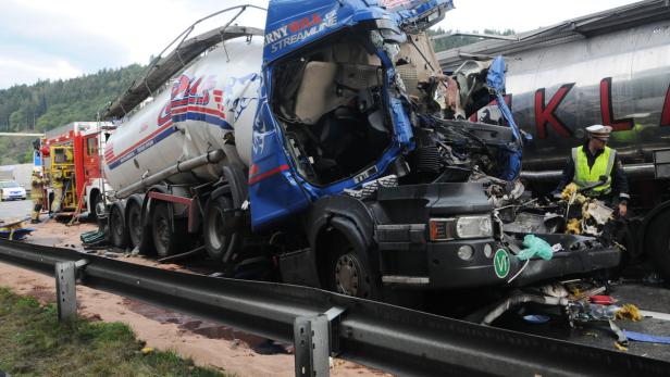 Unfall auf der Tiroler Inntalautobahn