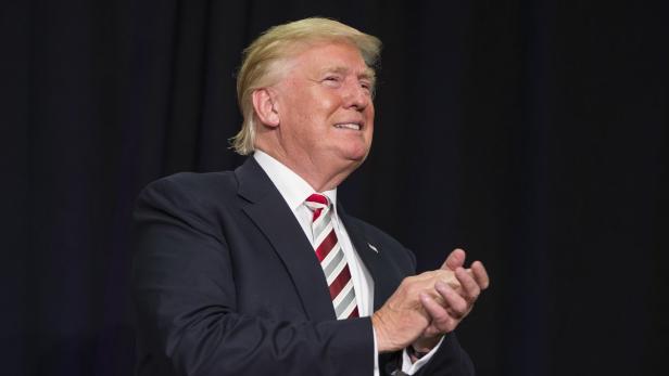 US-REPUBLICAN-CANDIDATE-DONALD-TRUMP-HOLDS-CAMPAIG Präsidentschaftskandidat Donald Trump