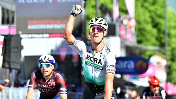 Na also: Zehnter Giro-Tag, erster Etappensieg für Bora-hansgrohe durch Peter Sagan