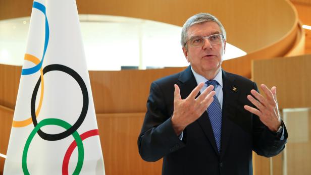 FILE PHOTO: Interview with IOC President Bach