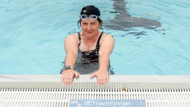 Silvia Rohrböck hat sich für einen Tag im Wasser einen Urlaubstag genommen.