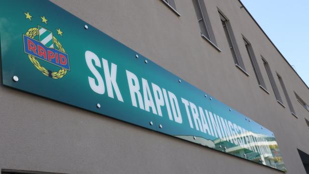 Das Rapid-Trainingszentrum soll noch nicht von innen fotografiert werden