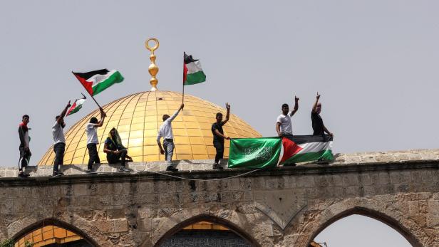 Palästionenser feierten die Waffenruhe als Sieg (Bild: Tempelberg in Jerusalem)