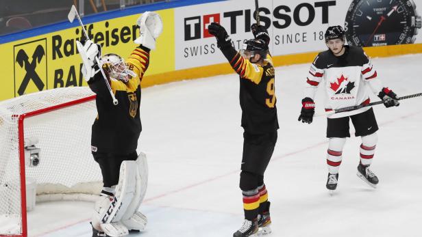 Eishockey-WM: Deutschland feiert Sensation gegen Kanada