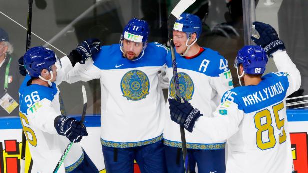 IIHF World Ice Hockey Championship 2021 - Group B - Italy v Kazakhstan