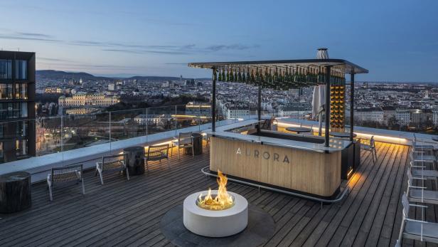 Die neue Champagner-Bar über den Dächern von Wien