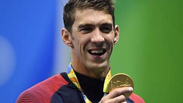 Phelps trat in Rio seine nächste Medaillen-Lawine los