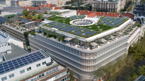 Nachhaltige Stadtplanung: Wie ein neues Gebäude in der Mariahilfer Straße für gutes Klima sorgt