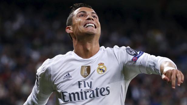 Real Madrid's Ronaldo celebrates his second goal d Ronaldo ist bei der Marke von 80 CL-Toren angelangt.