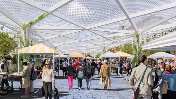 Ein Konzept jagt das andere: Ideen-Basar für Wiener Markthalle