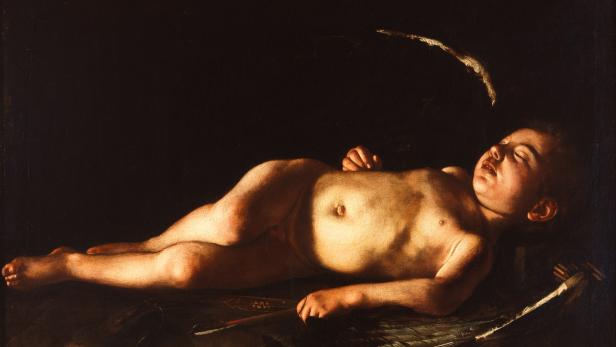 Caravaggios "Schlafender Amor" nächtigt im KHM