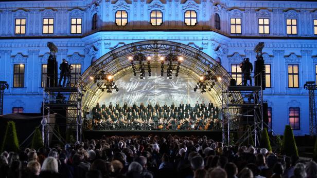Vor dem Belvedere: Die Wiener Symphoniker spielen Beethovens Neunte