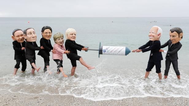 G7-Gipfel in Cornwall: Harte Weltpolitik in netter Umgebung