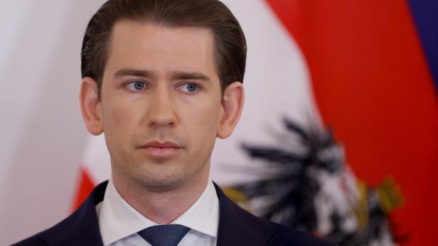 Austria's Chancellor Kurz attends a news conference in Vienna