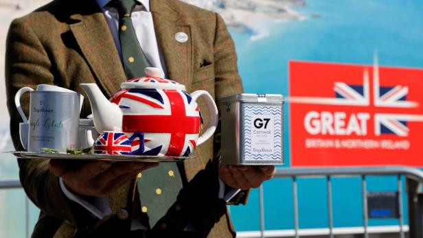 Es ist immer Zeit für eine gute Tasse Tee: So wurde sie den G7-Gipfelteilnehmern in Cornwall gereicht